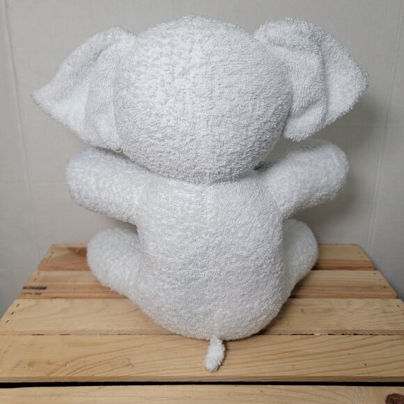 Carnival Cruise Lines White Towel Elephant Plush w/ 4X6 Photo Frame - Picture 3 of 7